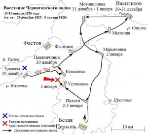 На Украине подавлено восстание Черниговского полка