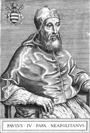 Папа Павел IV издал буллу "Cum nimis absurdum"