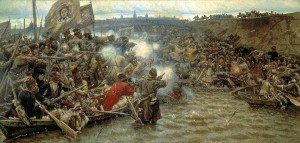 казаки Ермака одержали победу в битве при Чувашевом мысу