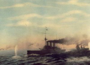 Сражение турецкого и греческого флотов близ Дарданелл