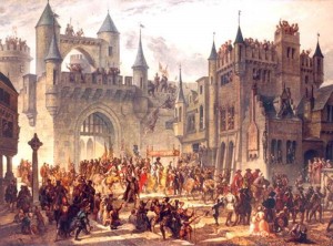 Генрих II заключил тайный Шамборский договор с имперскими князьями