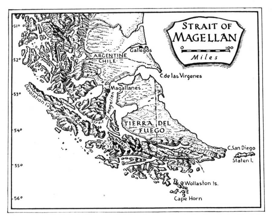 21 октября 1520 г. - Фернан Магеллан открыл пролив между Атлантическим и  Тихим океанами