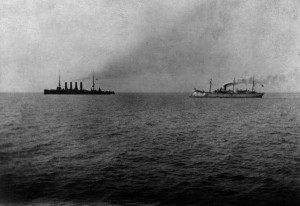 Сражение крейсера «Варяг» и канонерской лодки «Кореец» с японской флотилией