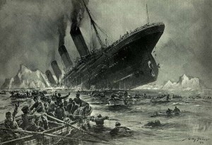 Столкновение пассажирского лайнера «Титаник» с айсбергом