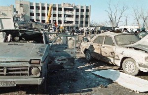 Взрыв у дома правительства Чечни