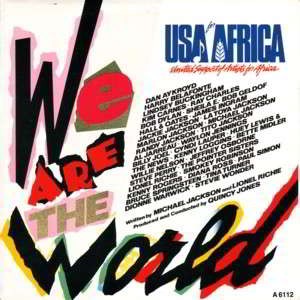 Записан благотворительный сингл «We Are the World»