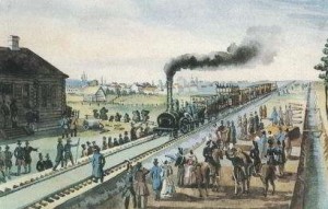 Началось строительство первой в России железной дороги