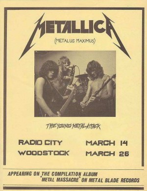 Состоялся первый концерт группы Metallica