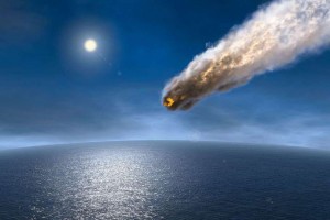 Над Средиземным морем взорвался астероид