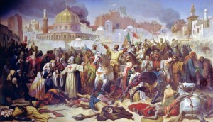 Начало осады Иерусалима крестоносцами