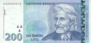 В Литве введена национальная валюта