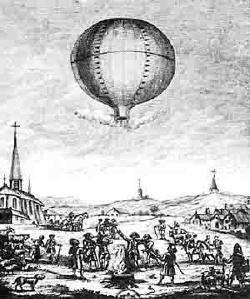 Братья Монгольфье запустили первый воздушный шар