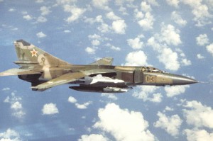 В Бельгии потерпел катастрофу советский истребитель МиГ-23