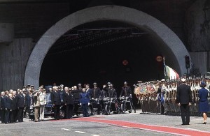 Открытие туннеля Монблан