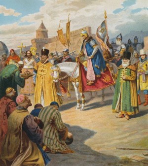 При взятии Казани царь Иван Грозный повелел рыть подкопы под осажденный город