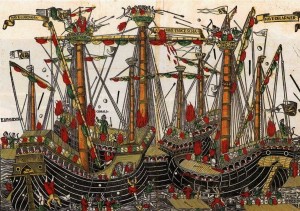 Первое морское сражение турецко-венецианских войн