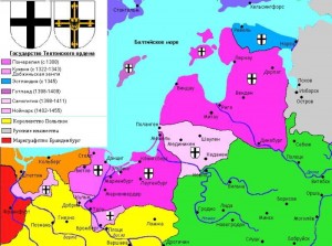 Войско крестоносцев под командованием великого магистра Конрада Цёлльнера фон Ротенштайна вступило в пределы Великого княжества