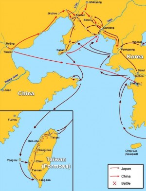 Бэйянский флот практически в полном составе вышел в море сопровождать транспорты с китайской пехотой.