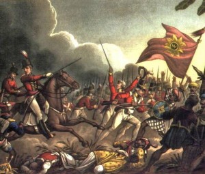 Англичане разбили в пять раз превосходящую армию индийских раджей