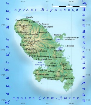 Открыт остров Мартиника