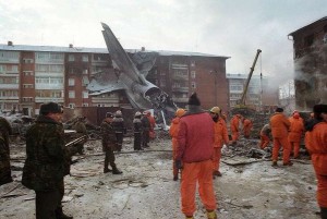 На жилой дом в Иркутске упал самолёт Ан-124