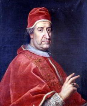В Риме папа римский Климент XI был коронован кардиналом Бенедетто Памфили