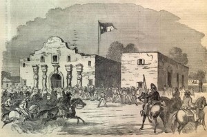 Армия Техаса вступает в Сан-Антонио