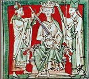 Стефан был коронован королём Англии в Вестминстерском аббатстве