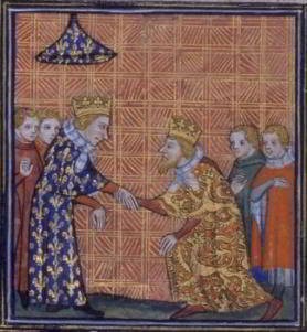 Генрих III отправился во Францию, чтобы представить своё дело королю Людовику