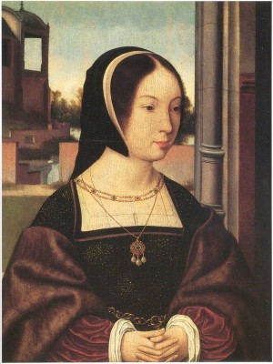 Анна Бретонская была помазана и коронована, как королева-супруга в Сен-Дени
