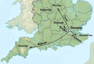 В пятницу 19 января Уайетт, сопровождаемый Пикерингом, приехал из Лондона в родовой замок Аллингтон в Кенте